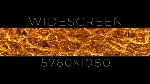 Goldenes Wasser-Breitbild