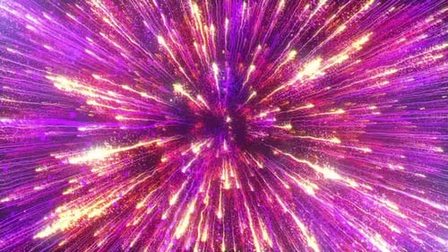 Vibrant Particle Burst Abstract Celebration Loop Background