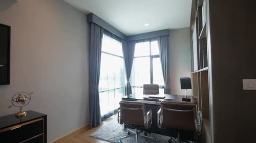 Stylish Modern Home Office Interior with Sleek Design
