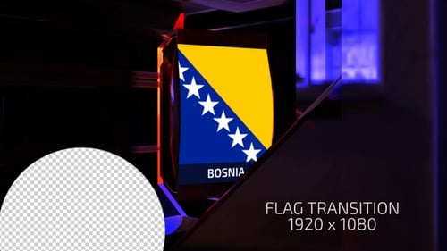 Bosnia Flag Transition