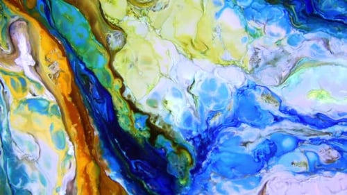 Vibrant Abstract Colors Fluid Artistic Motion