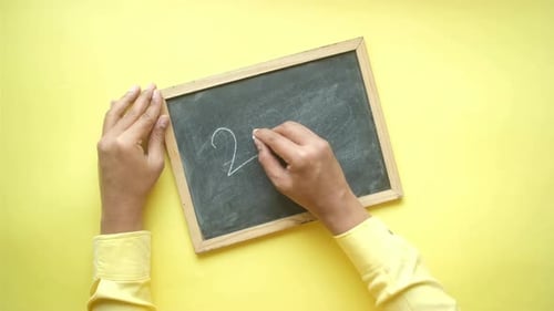 Mistake in Math Formula on Chalkboard Education Concept