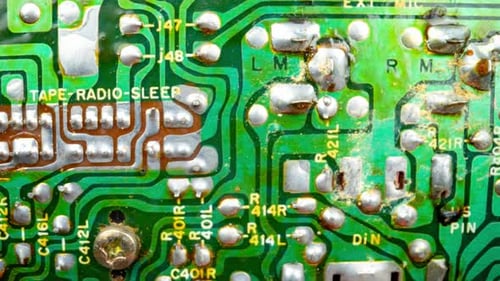 Vintage Ghettoblaster Circuit Board