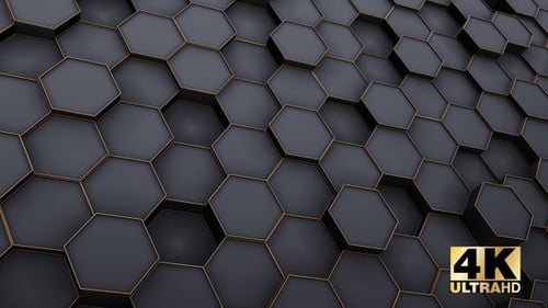 Abstract Black Cells Background 3