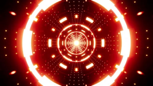 Red Music Vj Loop