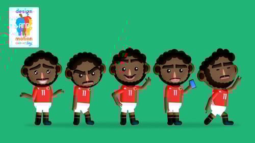 D&M Character Kit Tiny: Soccer Player Egypt