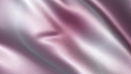Abstract Fluid Pink and White Waving Fabric Background