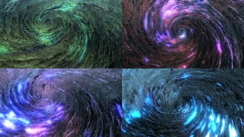 Abstract Swirling Energy Vortex Background Loop