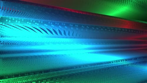 4K Abstract Colorful Wavy Dots Background Seamless Loop