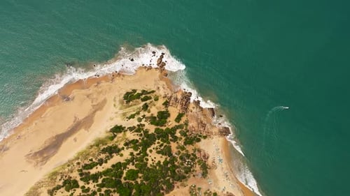 Beautiful Beach in the Blue Water