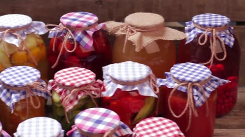 Almacenamiento de frutas y verduras orgánicas.