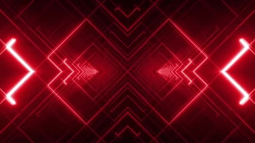 Red Rectangle Vj Loop Pack