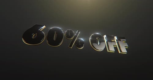 60% Off Title - 4K