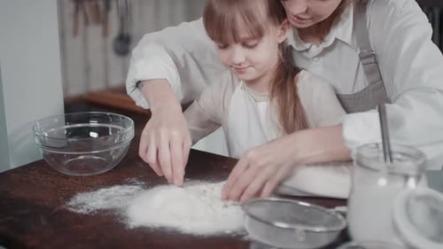 Having Fun While Cooking Homemade Bread