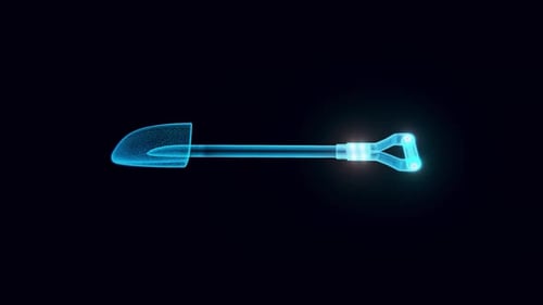 Shovel Hologram 4k