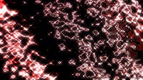 line wave motion, color red, on a black background