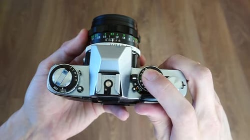 Working With A Vintage Film Camera 4