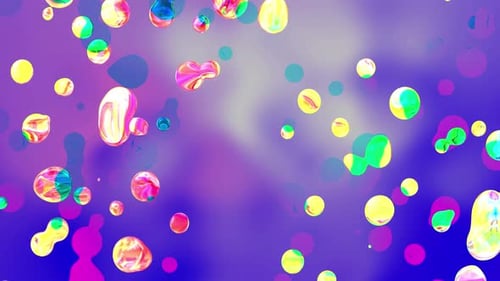 Colorful Abstract Fluid Motion Background Animation