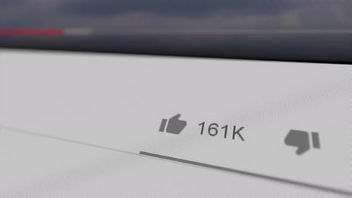 Rapidly Rising Number of Likes of a Video Clip