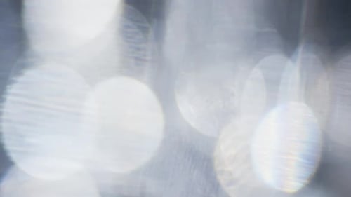 Abstract Blurry Bokeh Pattern of White Lights