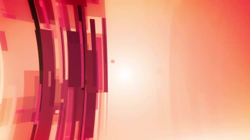 Abstract Technology Curve Overlapped Geometric