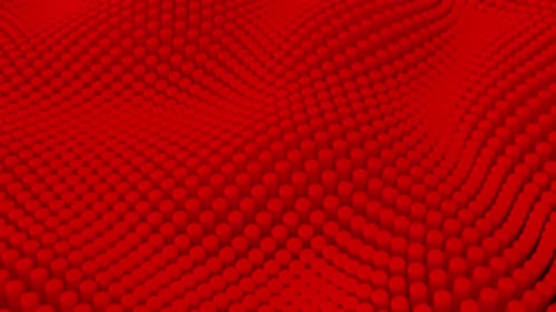 Abstract red background with cylinders