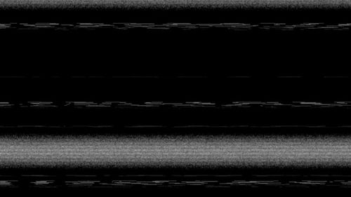 Glitch TV Static Noise Horizontal Overlay