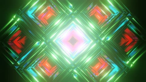Strobe Abstract Rectangle Colorful Futuristic Psychedelic Hypnotic VJ Seamless Loop Background