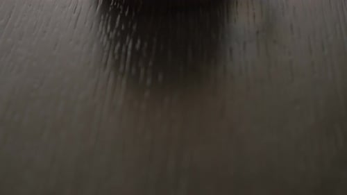 Elegant Espresso Cup on Dark Wooden Table