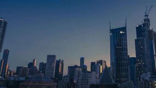 Melbourne city centre timelapse
