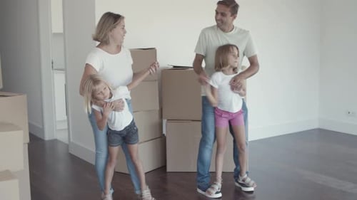 Happy Family Fun in New Home