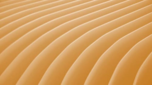 Abstract 3d Moving Lines Yellow Background