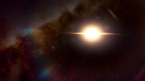 Cosmic Star and Planet Reveal with Lens Flare