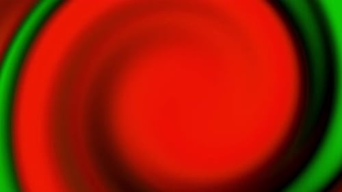 Abstract Red Green Fluid Swirl Looping Background