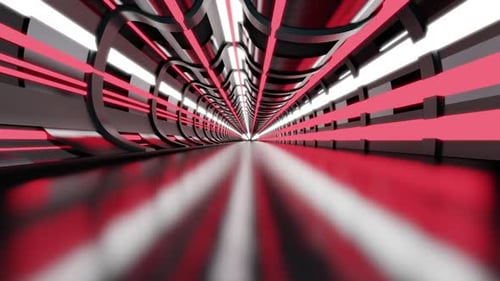 3D rendered visualization of futuristic interior