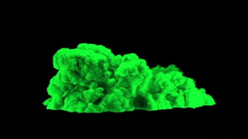 Colorful Green Smoke