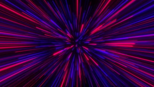 Fondo abstracto líneas de neón 4K