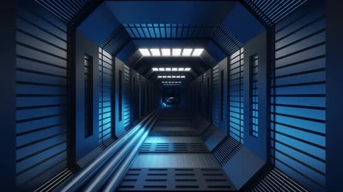 4K SciFi-Tunnelschleife