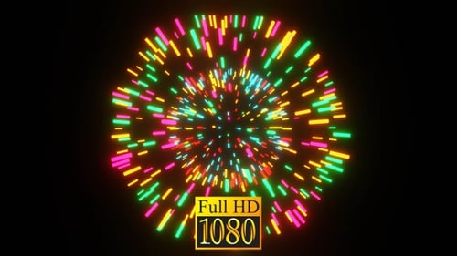 Pulsierender Neonball Vj Loop HD