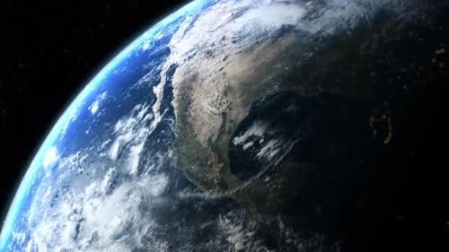 Cinematic Planet Earth Rotation Animation 05