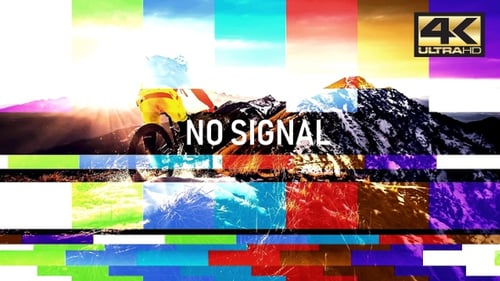 Glitch-TV-Übergänge 4K