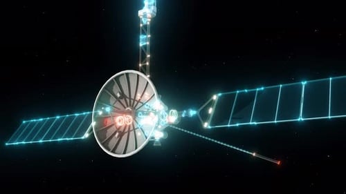 Earth Communication Satellite 4k