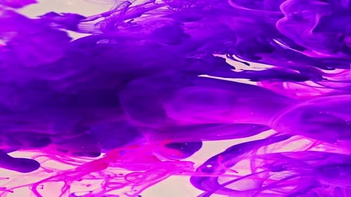 Abstract Purple and Pink Ink Swirls