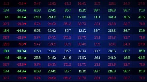 Stock Market Ticker Board