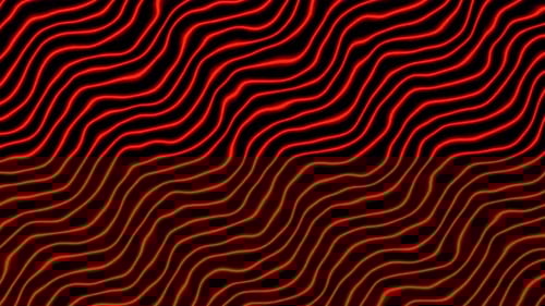 Red color wave line animation. Abstract animated wave line. A 152