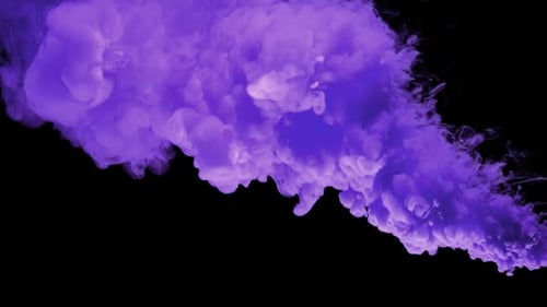 Abstract Purple Smoke Flow Element