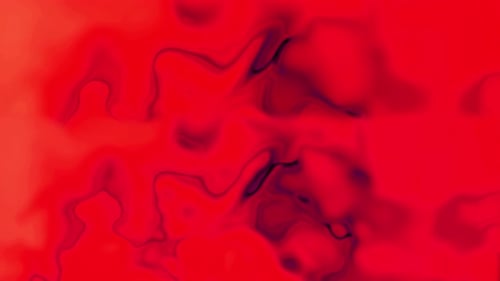 Abstract Fluid Red and Black Ink Morphing Background Animation