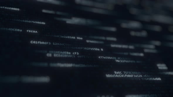 Computer Code Symbols on the Screen, Backgrounds Motion Graphics ft ...