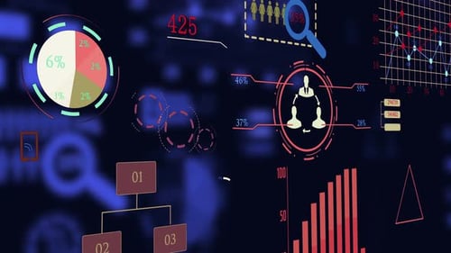 Infografía de estadísticas de gráficos de datos de ventas