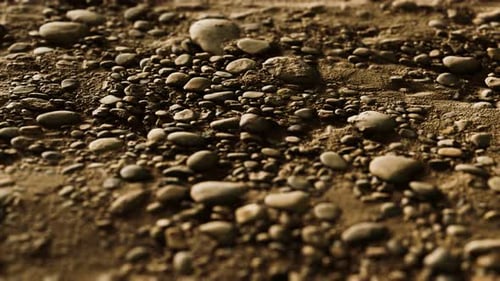 Nahaufnahme der Dirty Ground Road